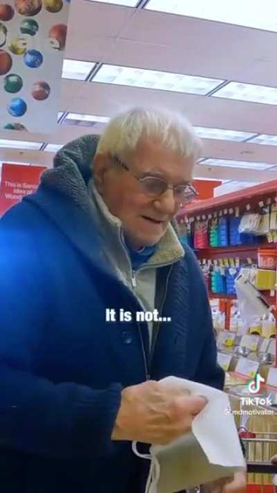 Kind old people buy a mystery box