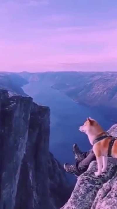 ? Kjerag Mountain in Norway ?