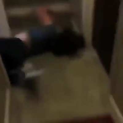 HMB while I go down the stairs on my face