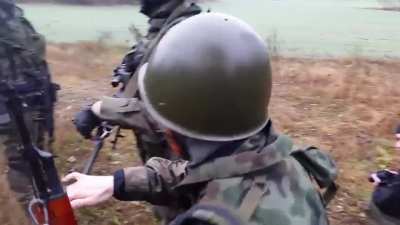 "And now Bartek will show us how to piss off the sniper"