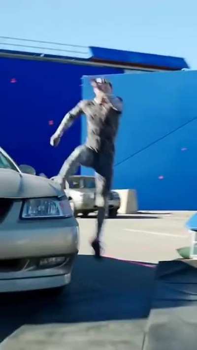 Tom Holland as spiderman...