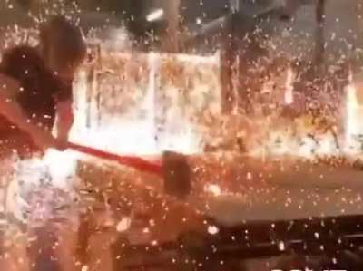 A beautiful but dangerous explosion