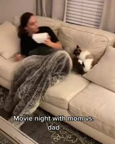 Mom vs dad