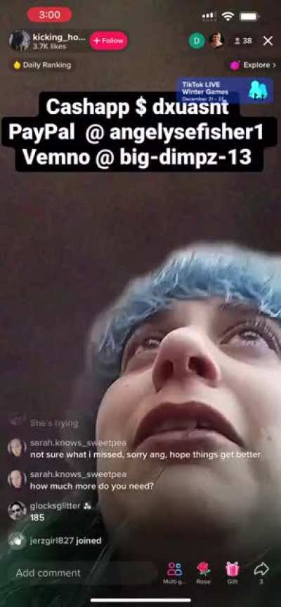 Kicking Hope and mercede Olson are the most annoying TikTok pieces of shit I’ve seen so far. Nothing but crying and oh poor me with mods that just enable their bs. I cannot with the constant crying pity parties.