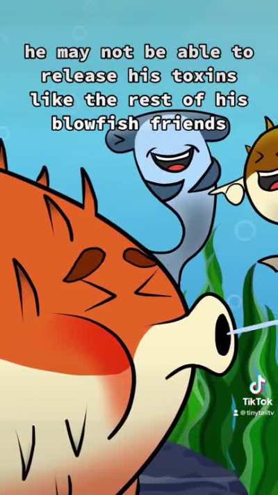 Billy the Blowfish without a Butt Hole