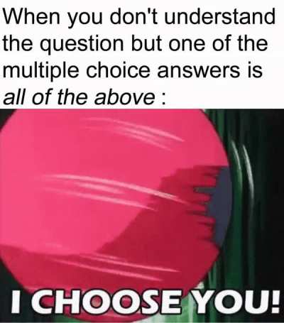 answer D for the win