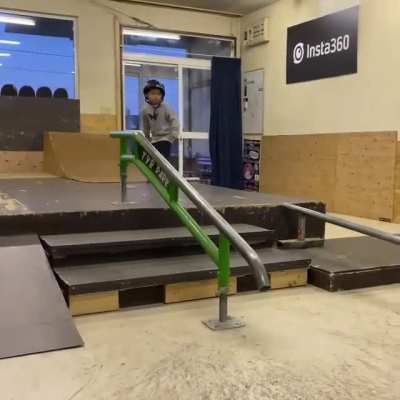 For anyone who’s into skateboarding, determination is just a part of the resume. Seeing a young skater land a trick will always make me smile ?