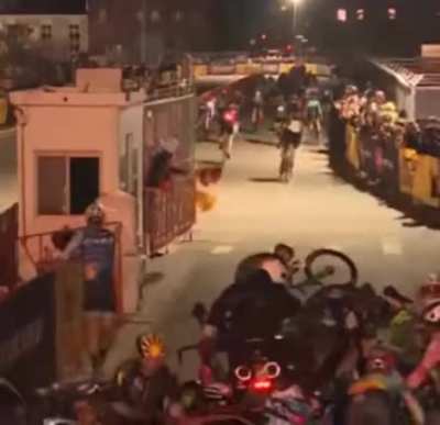Really quick he realized he fucked up
