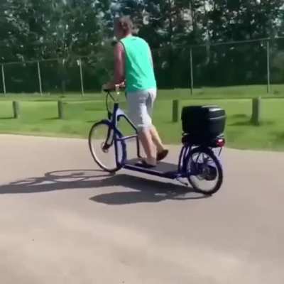 Going for a walk on your bike