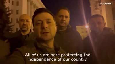 Translated message from the president between the soldiers in the front line