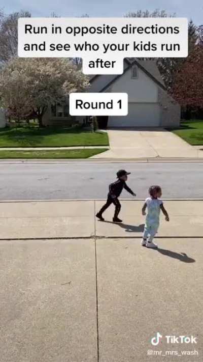 Lil' dude was already in position for the last run ?
