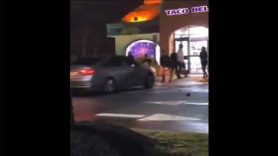 WCGW standing in front of Taco Bell ? ?‍♂️