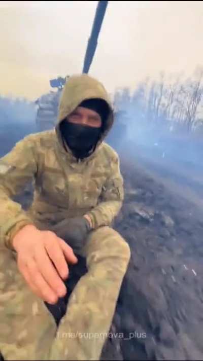 Ukrainian soldiers mudboarding