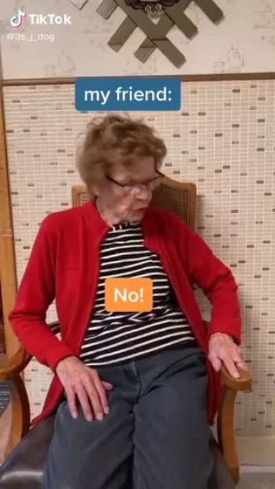 Grandma with good content ?