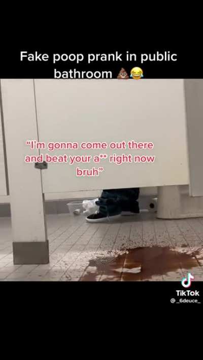 imagine being the guy in the bathroom stall