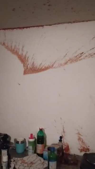 A ketchup bottle exploded while cooking...it went off like a rocket.