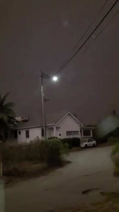 ? North coast of Barbados falls into darkness at noon due to volcanic eruption on the island of St. Vincent.