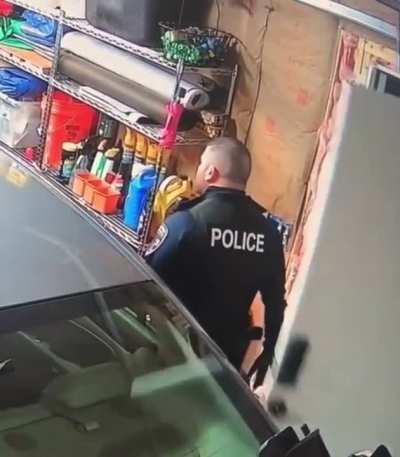 Officer purposefully damages property while conducting a house search