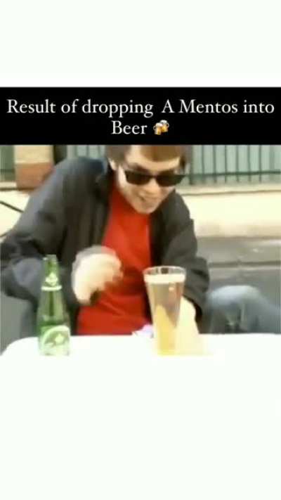 Waiting for the beer to overflow