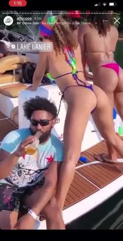 He like "damn hold my beer so I can get this damn girl".