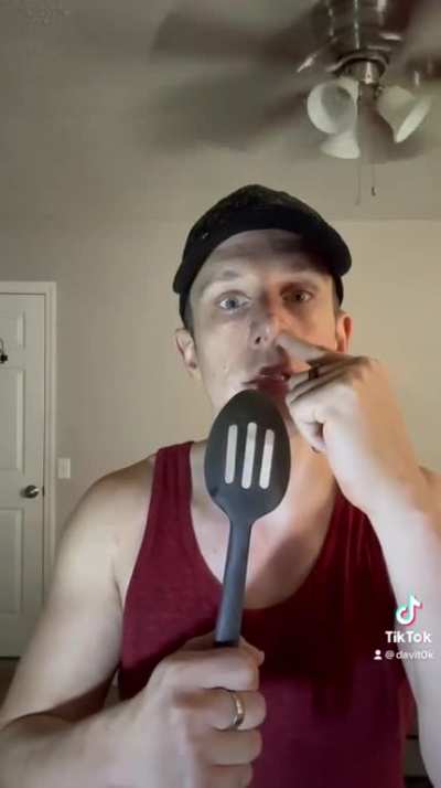At least he didn’t eat it… ?