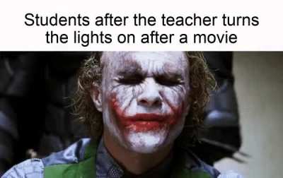 Its simple, we turn on the lights.
