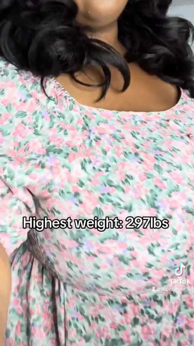 This weight loss transformation