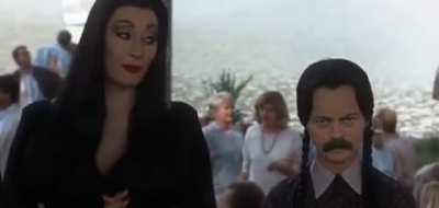 Ron Swanson as Wednesday Addams had me ?