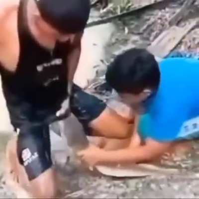 WCGW catching a fish