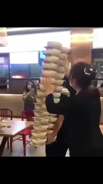 Don't carry all your noodles in one hand.