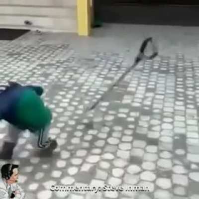 He tries &amp; succeeds, then tries again