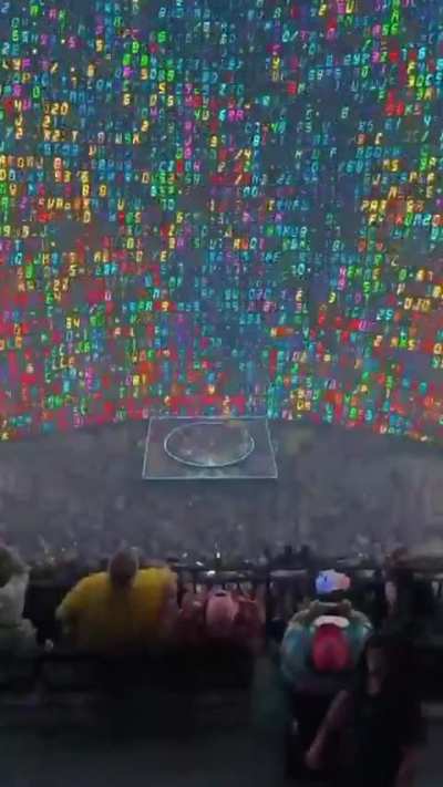 U2 performing inside the Las Vegas sphere