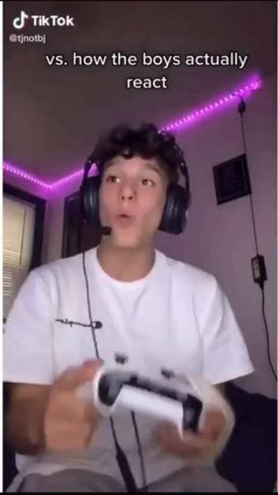 How they actually react