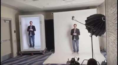 The future is here : David Nussbaum demonstrates PORTL’s HoloPortation Technology