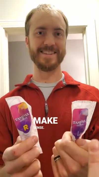 Left tampon right tampon? ???‍♂️