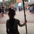 Young padawan fighting the dark side
