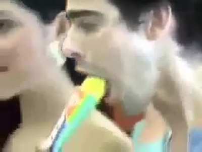 Checking out a hot chick