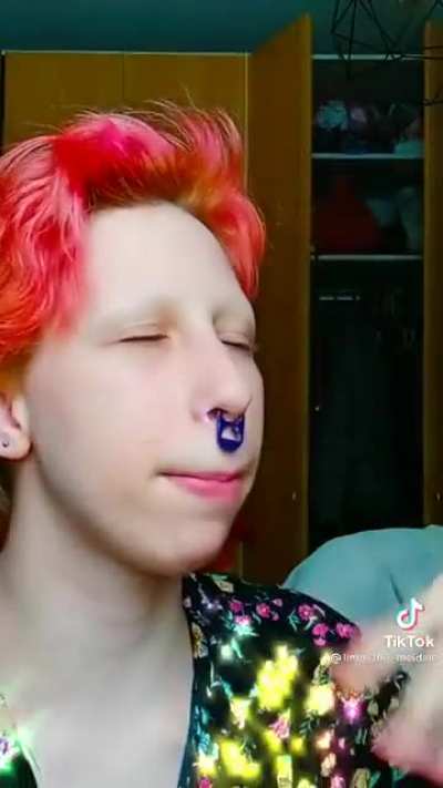 What is that... in her nose