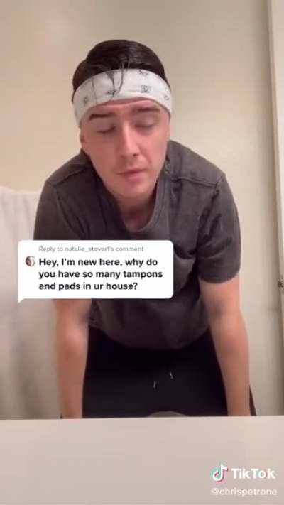 It’s nice that he has some but.. why display them on the counter like his bathroom is some revolving door for women??