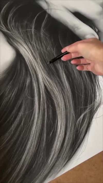 charcoal drawing 'Sanctuary'