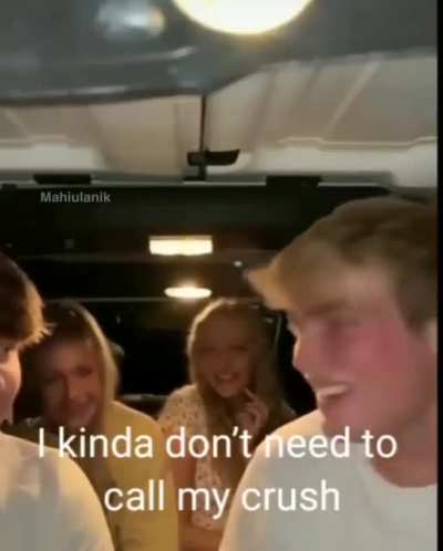 Who is his crush?