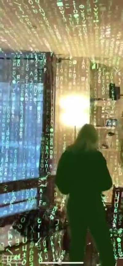 Matrix effect with LIDAR, Unity, and ARKit