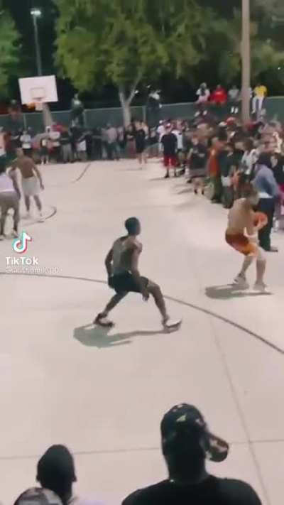 Smack talk doesn’t stop him from making his shot