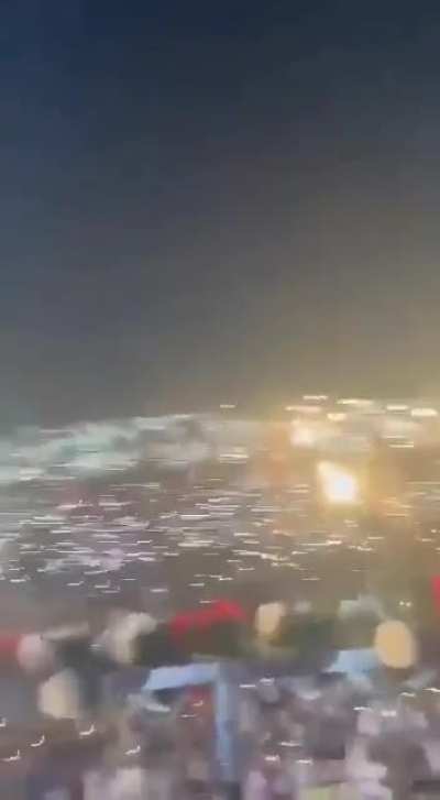 Protest against newly selected corrupt government in pakistan happening now yes those lights are people 13 april 11:30 pm pakistan time