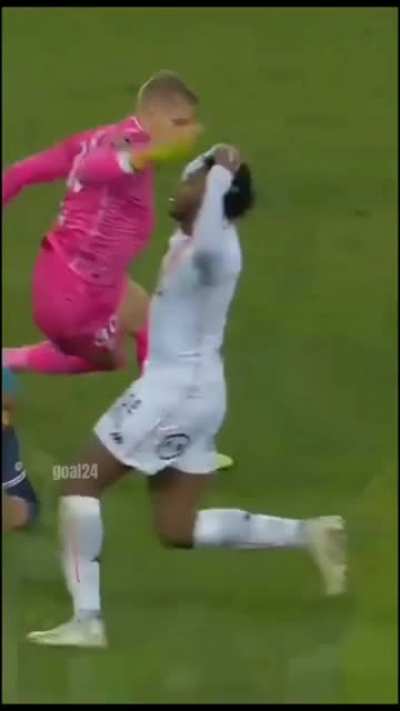 "It was only a light push"