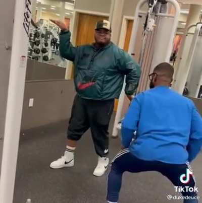 This is how you're supposed to use the gym