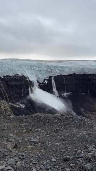 This Ice waterfall