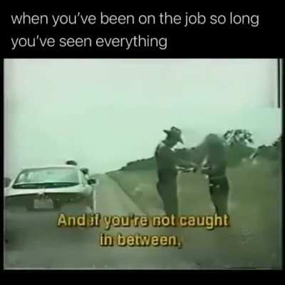 This highway patrol officer knows his driver's well