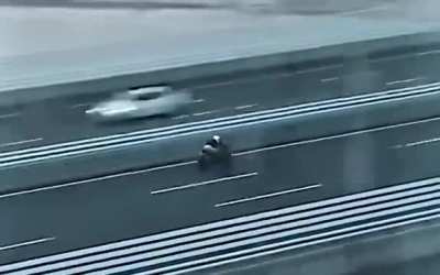 Biker spotted doing 284 km/h