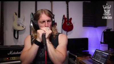 Free Bird solo played on a HARMONICA (Will Wilde)